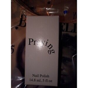 Praying cherry red nail polish rare